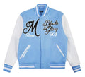 HOOD RICH RHINESTONES VARSITY JACKET