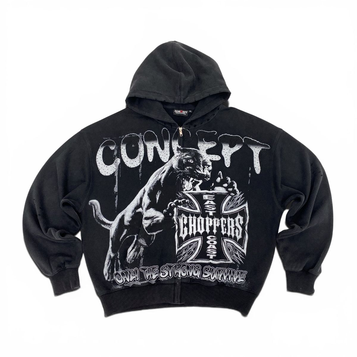 "Survival" Hoody - Blk W