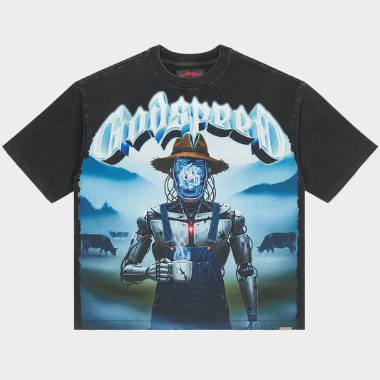 Aura Farm Tshirt (Black Wash)