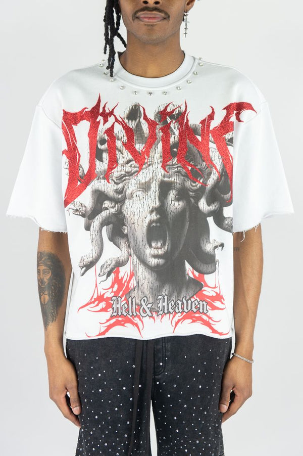 DIVINE MEDUSA CROP TEE