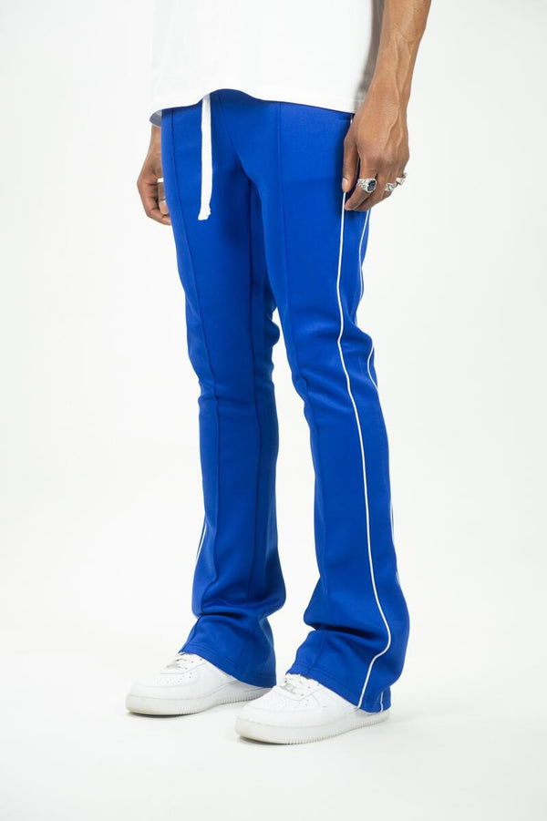 Stacked track pants