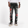 "LOVERBOY" SKINNY JEANS (BLACK WASH)