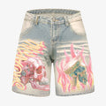 “HEATHEN” JORTS (WARM STONE)