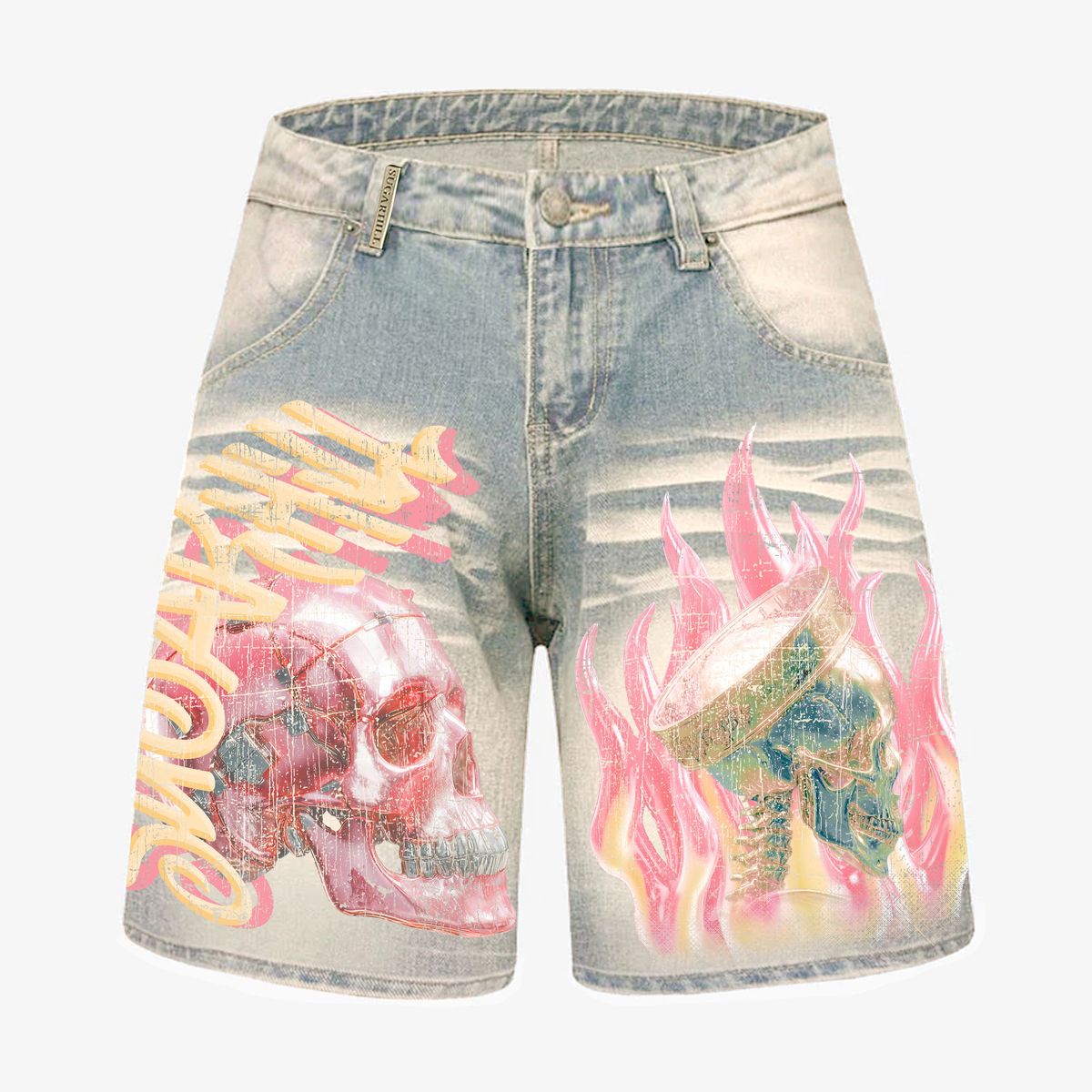 “HEATHEN” JORTS (WARM STONE)
