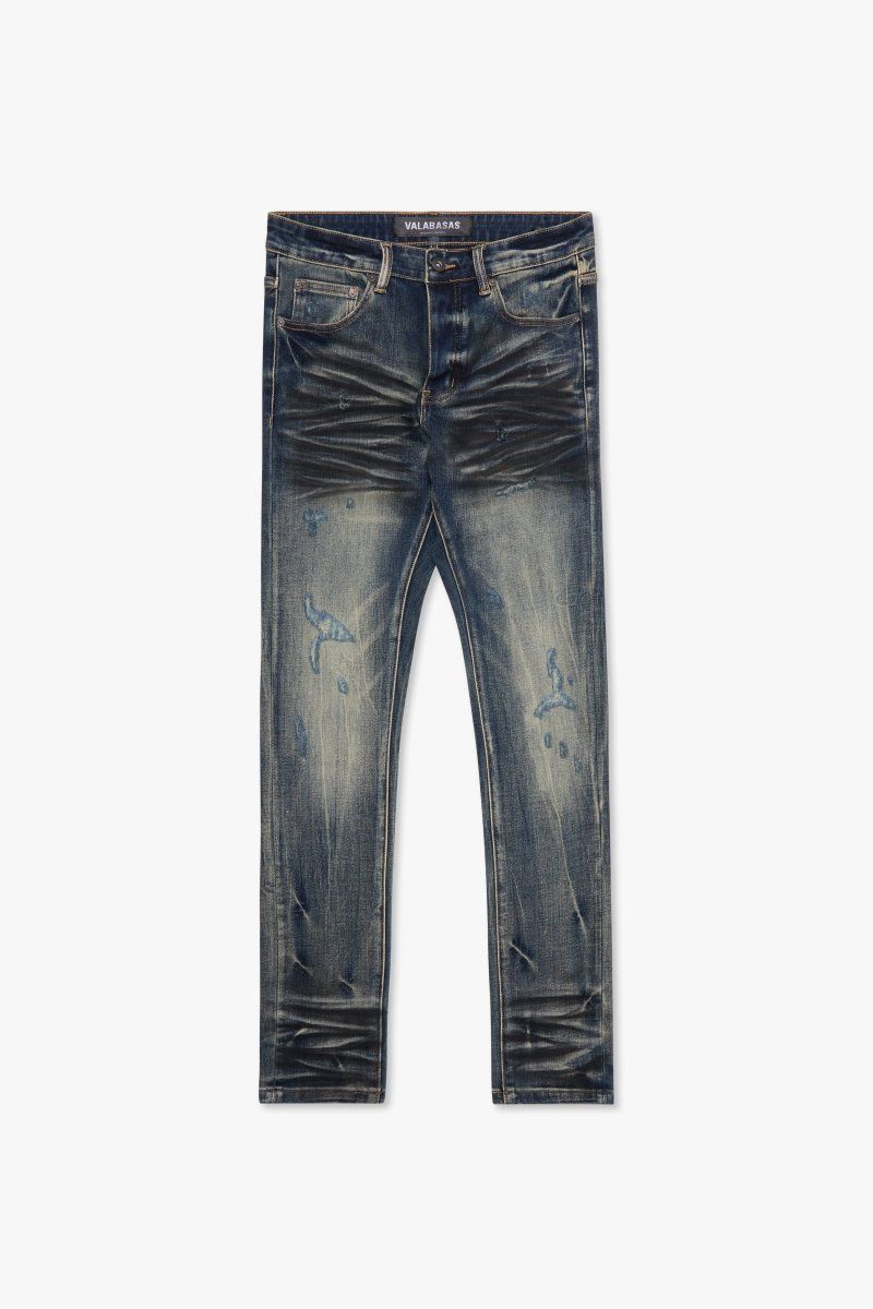 Mr. Flex Skinny Jean Faded Blue