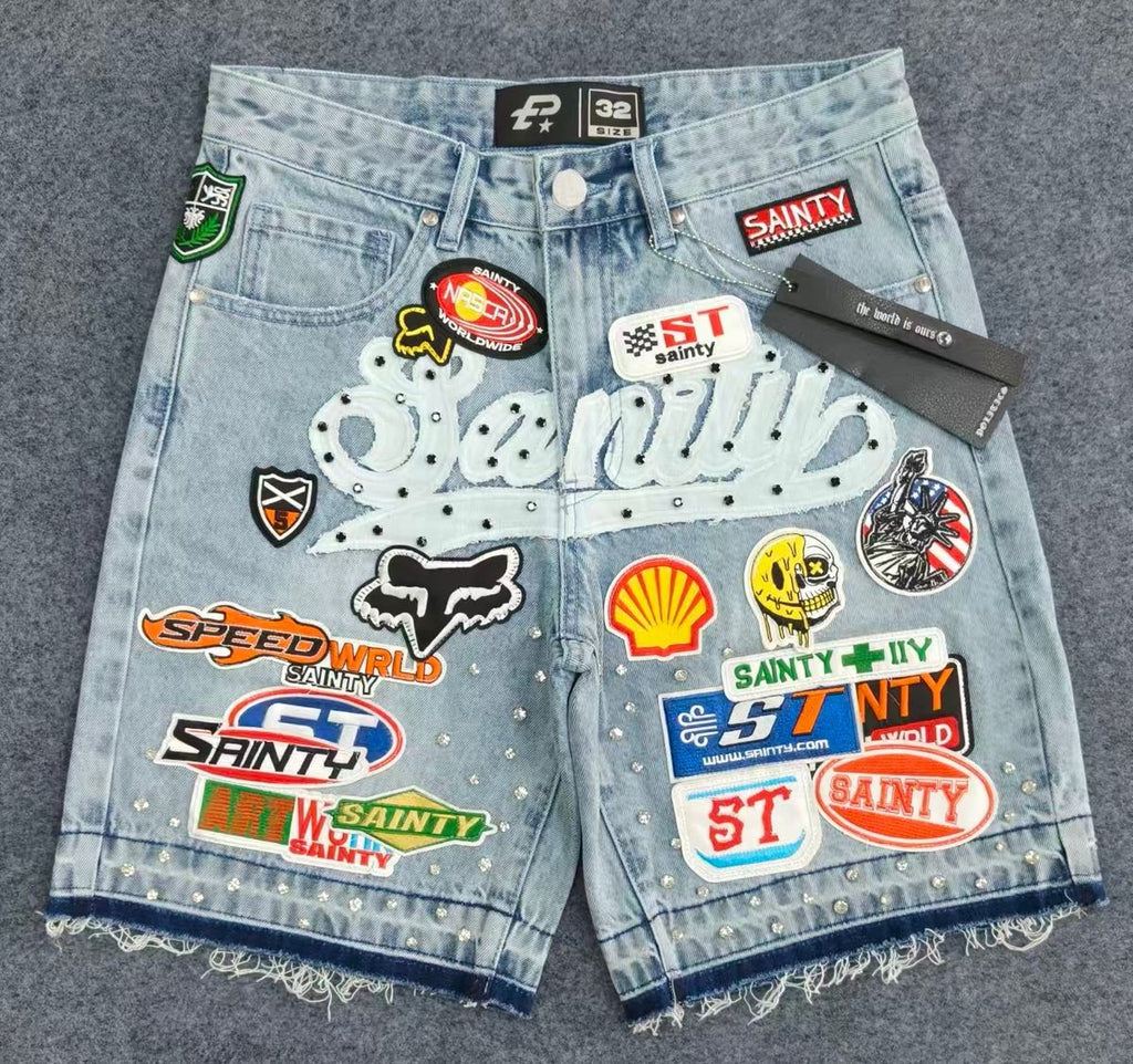 Politics Denim Shorts