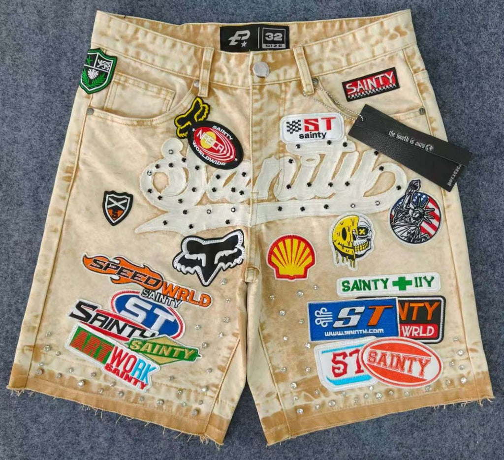 Politics Denim Shorts