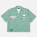 "FLOATING" WORK SHIRT (GREEN WARP)
