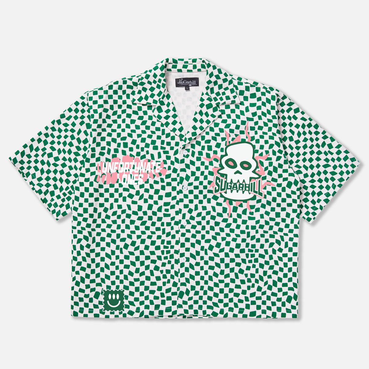 "FLOATING" WORK SHIRT (GREEN WARP)