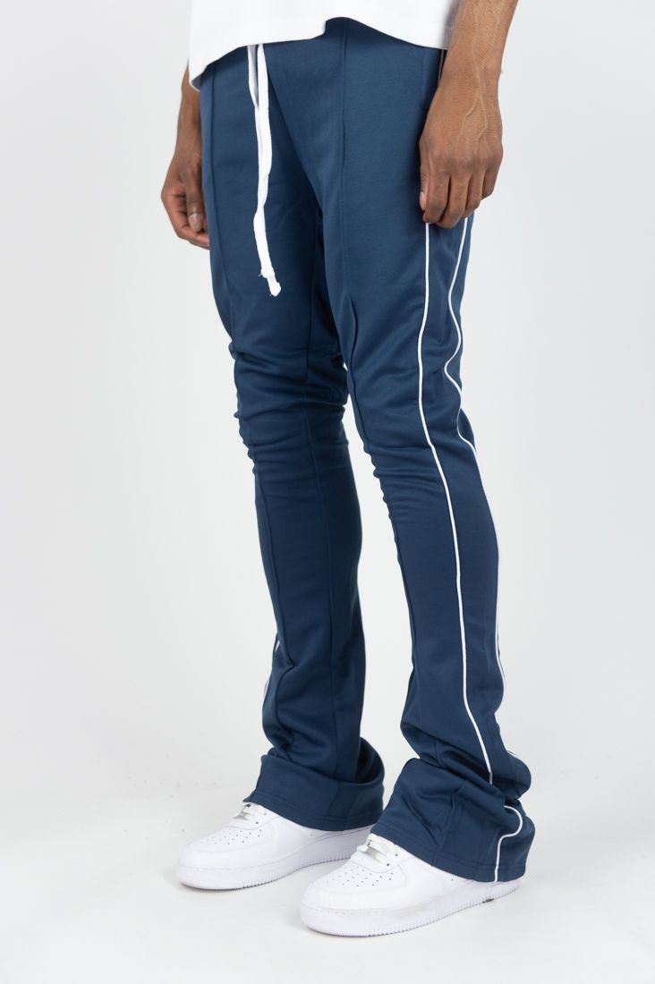 Stacked track pants