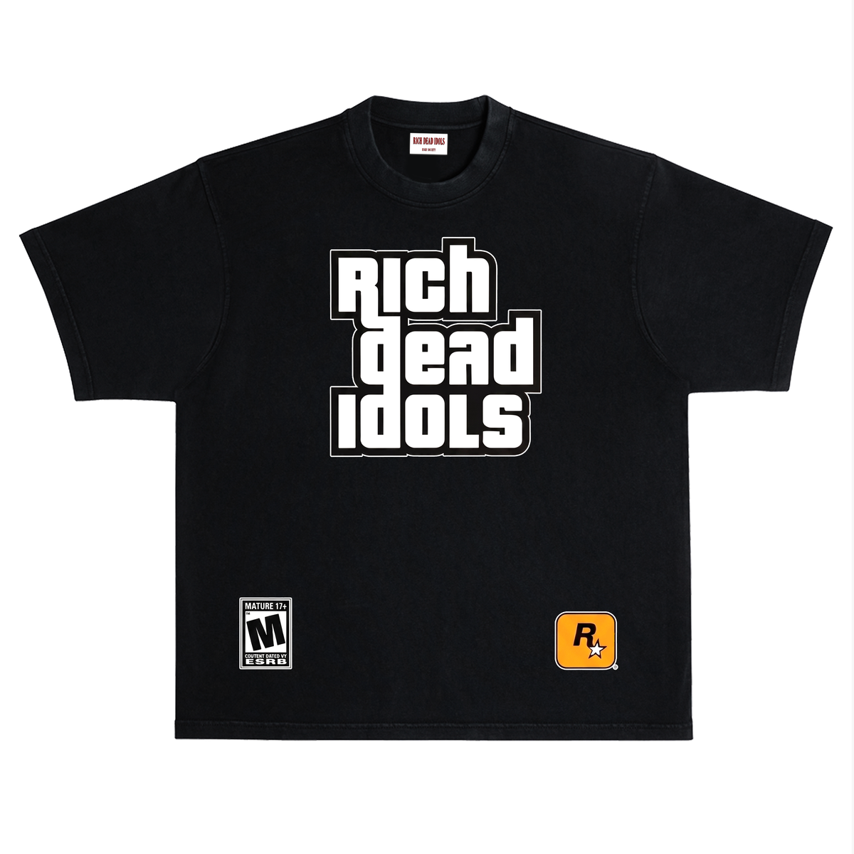 "GTA" T-SHIRT BLACK