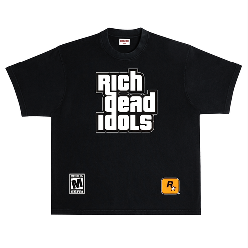 "GTA" T-SHIRT BLACK