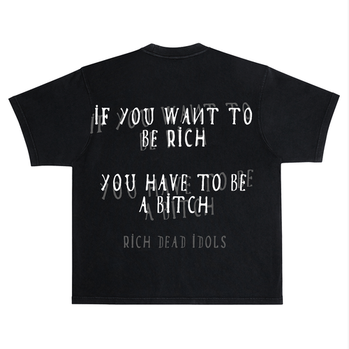 "ANOTHER QUAALUDE..." T-SHIRT BLACK GREY