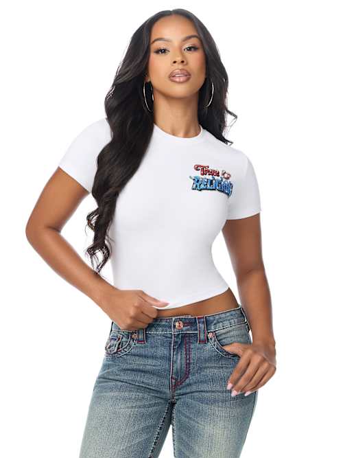 CRYSTAL TR SOULFUL BABY TEE