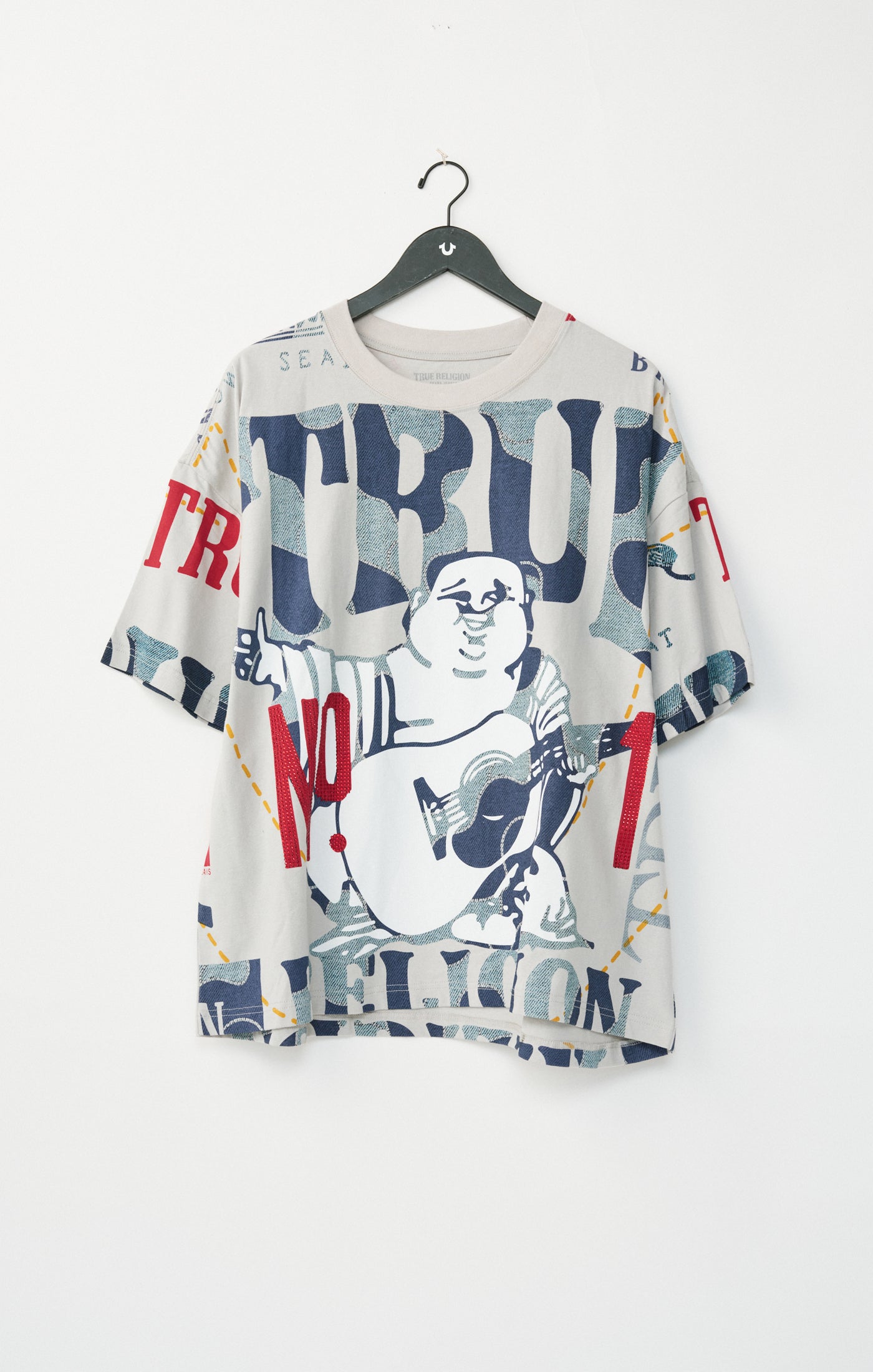 ss no 1 print oversized tee