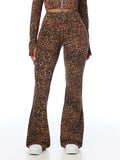 HR LEOPARD BABY TERRY BOOTCUT