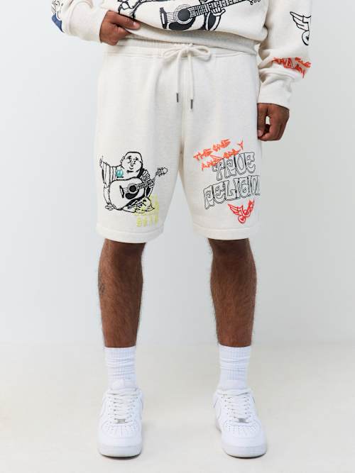 SKETCHED LOGO FLEECE SHORT