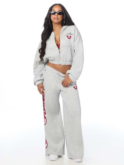 APPLIQUE GF ZIP UP HOODIE