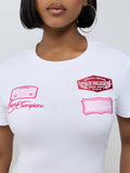 EMBROIDERY PATCH BABY TEE