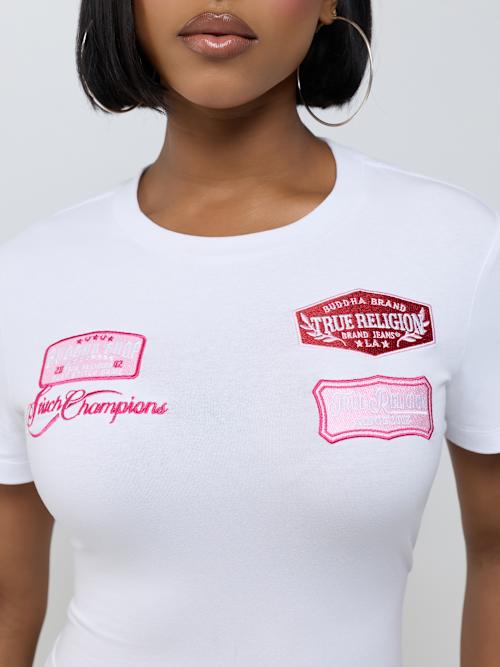 EMBROIDERY PATCH BABY TEE